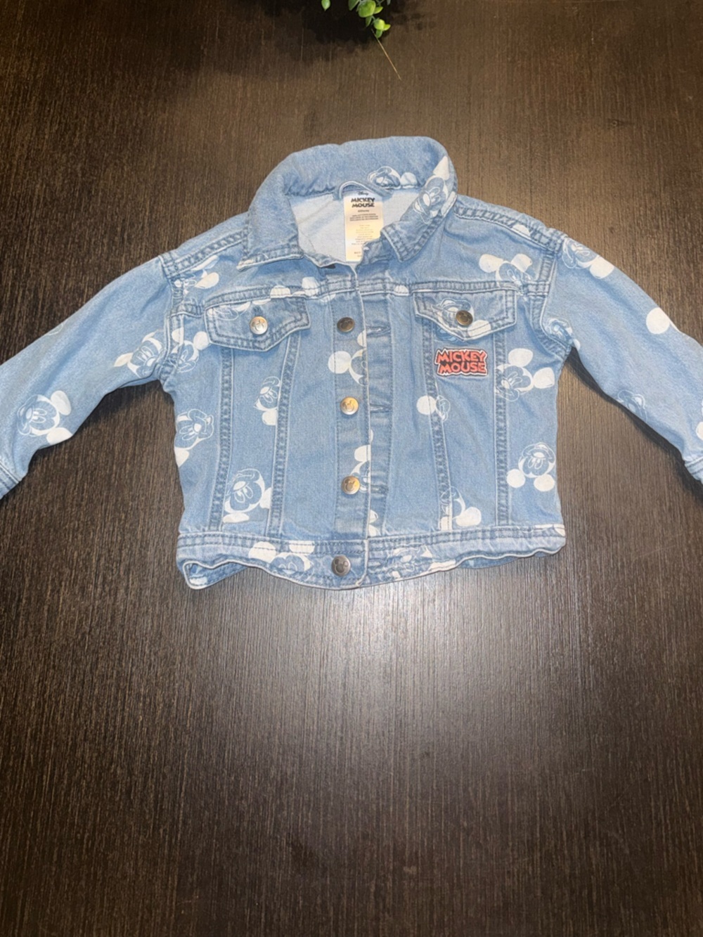 Disney Light Denim Mickey Mouse Jean Jacket
